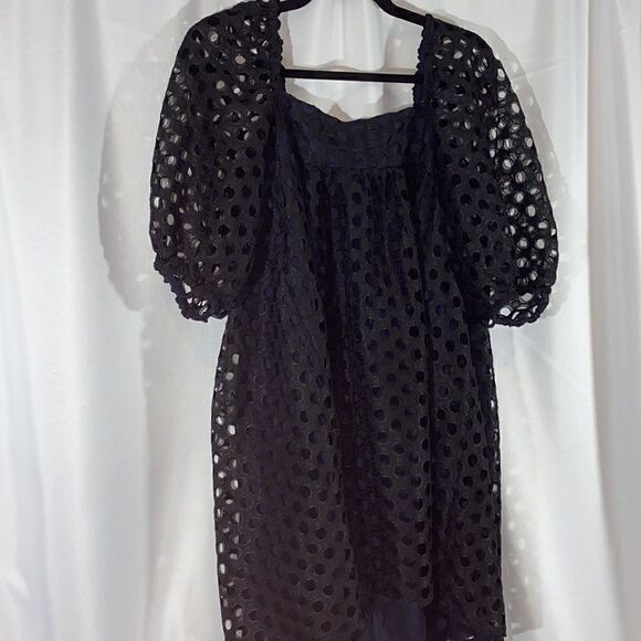 KIMCHI BLUE BABYDOLL DRESS BLACK - Picture 7 of 7